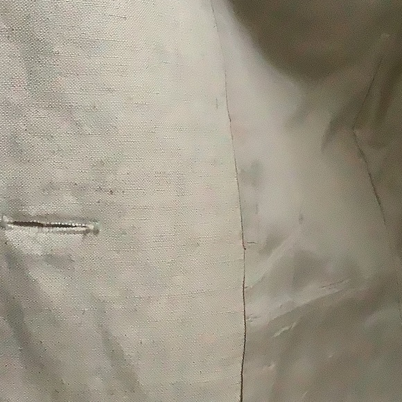 EUC vintage linen tunic suit jacket - Picture 9 of 12